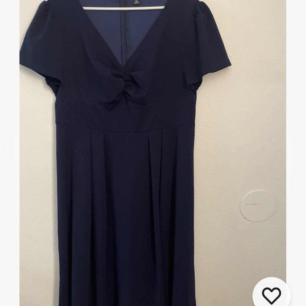 SHEIN Deep Blue Midi Dress